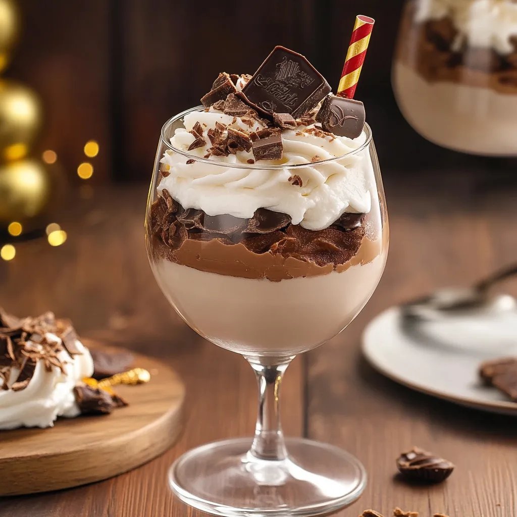 Schnelles Baileys Schokoladen Dessert im Glas
