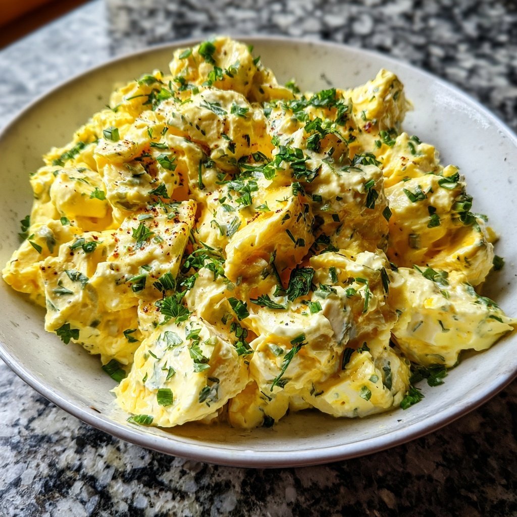Schnell & Einfach 10-Minuten-Eiersalat mit Joghurt