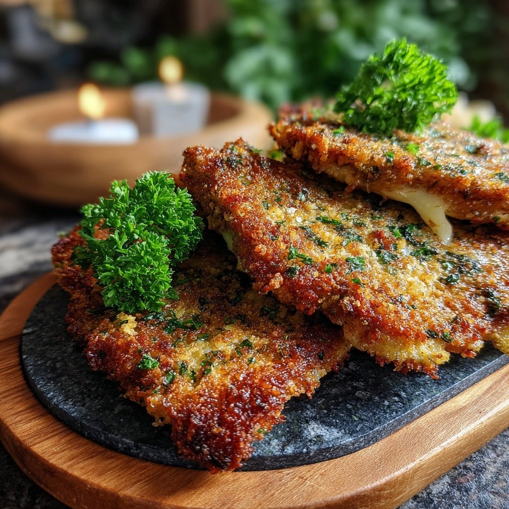 Blumenkohl Schnitzel Mit Kräuter Panade