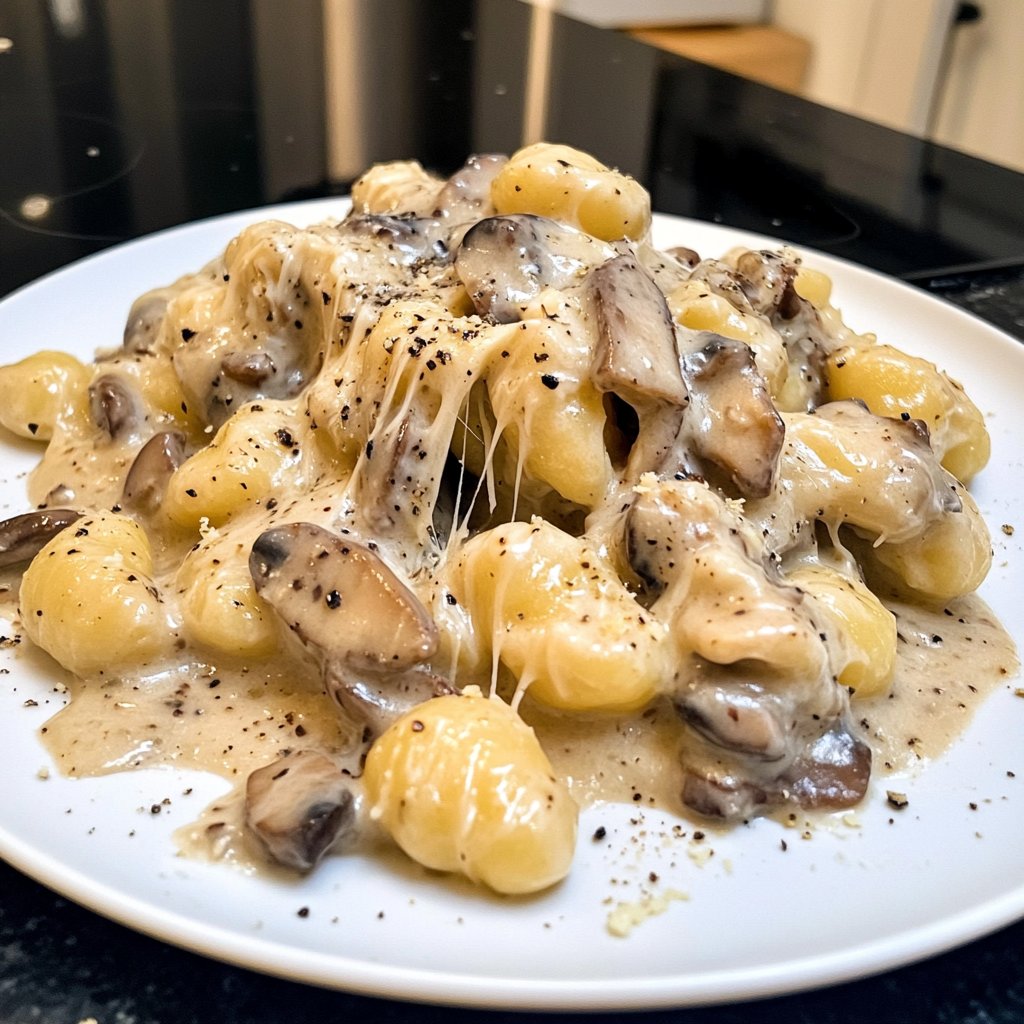 Gnocchi mit Pilzrahm