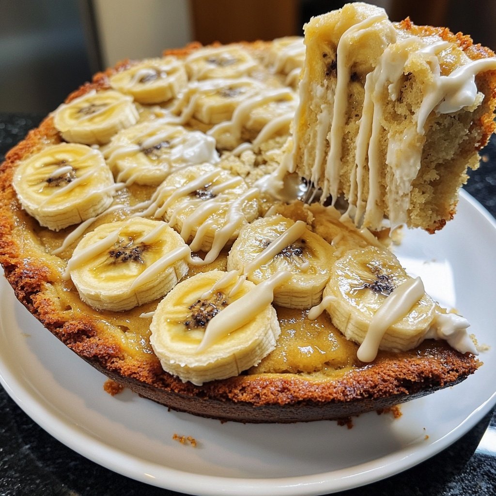 Bananenkuchen mit Quark
